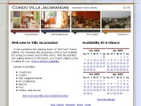 Villa Jacarandas homepage
